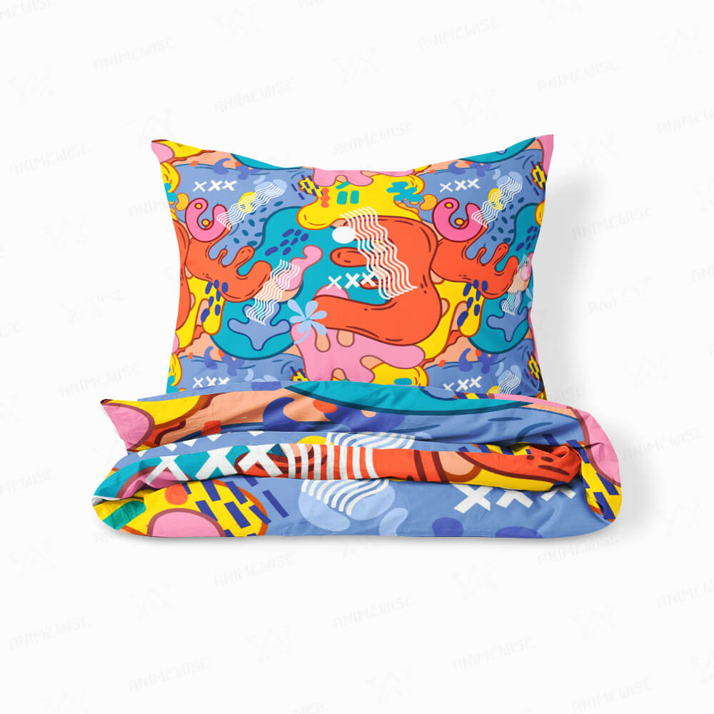 Harajuku Abstract Elemental Comforter Bedding