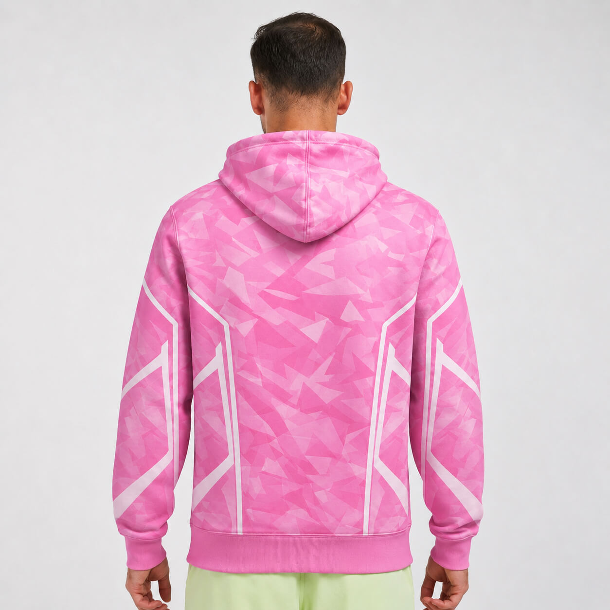 Heart Pulse Pink Graphic Hoodie