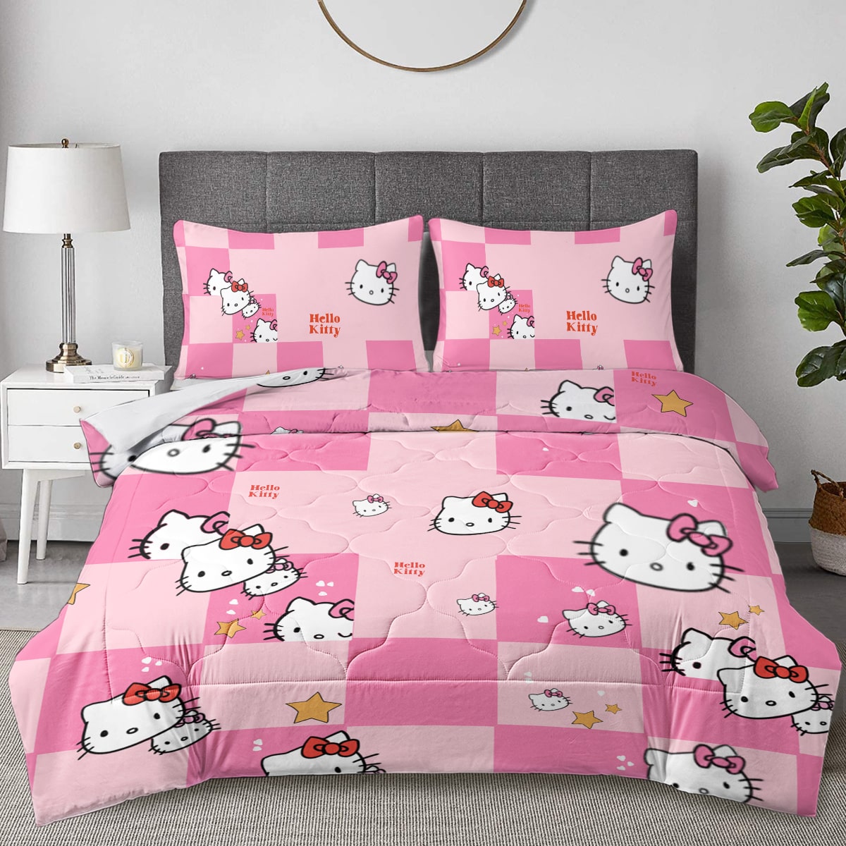 Kitty Kawaii Comforter Set