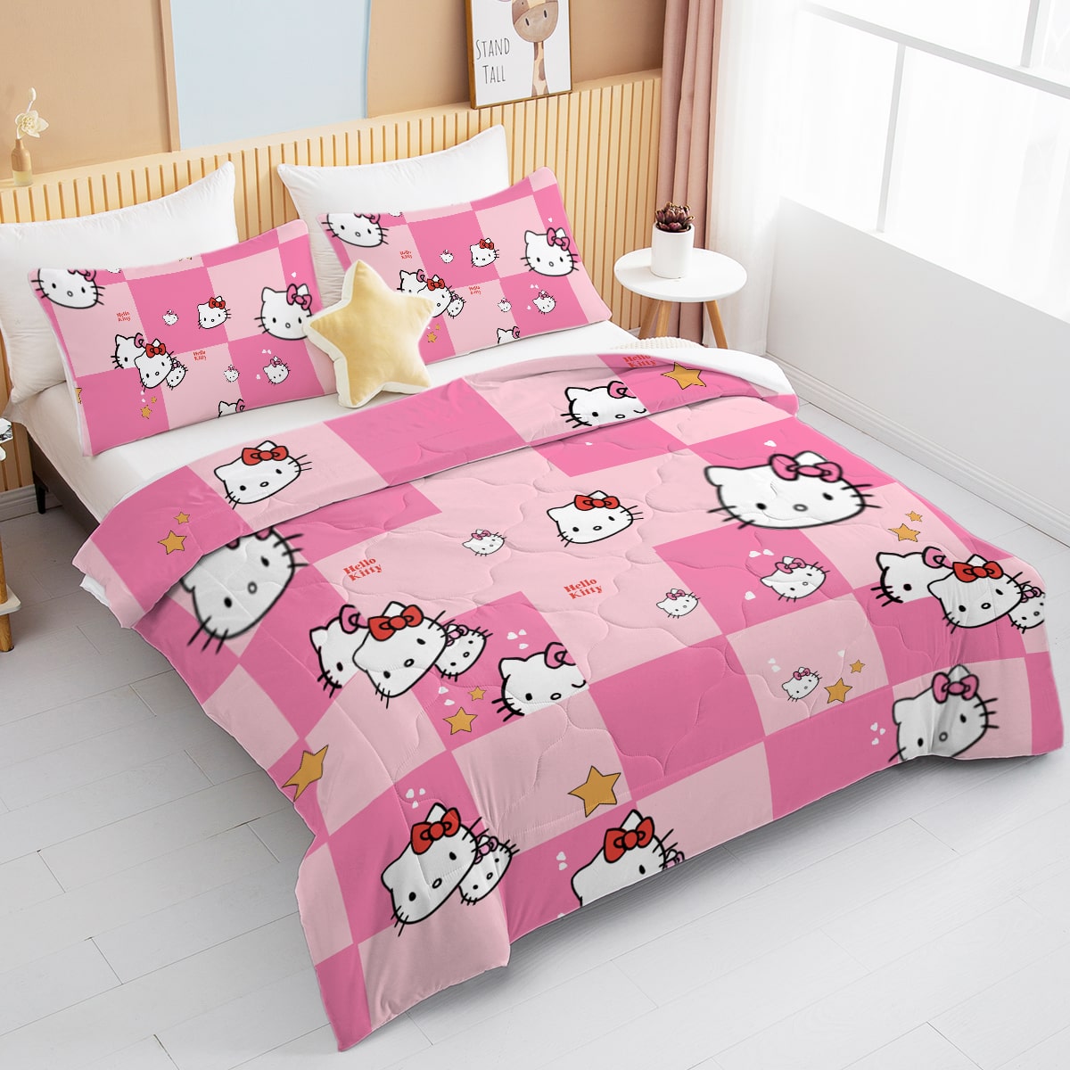 Kitty Kawaii Comforter Set
