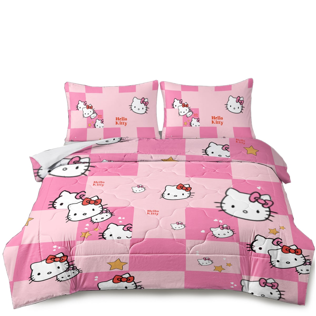 Hello Kitty Kawaii Comforter Set