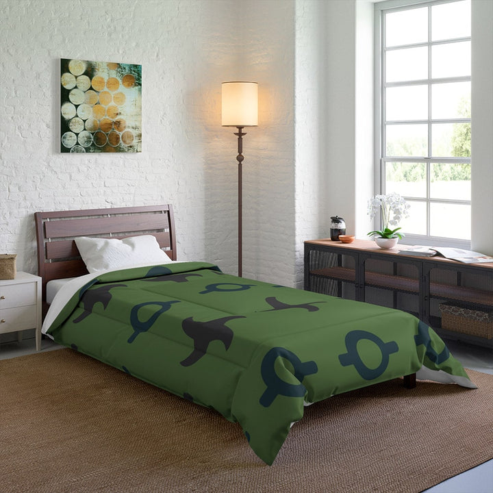 Hidden Leaf Shurikan Blend Comforter Set