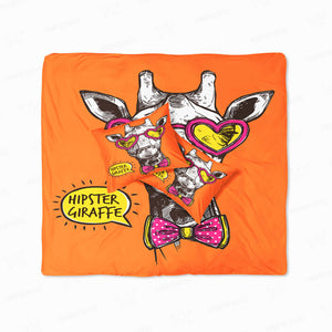 Hipster Giraffe Duvet Cover Bedding
