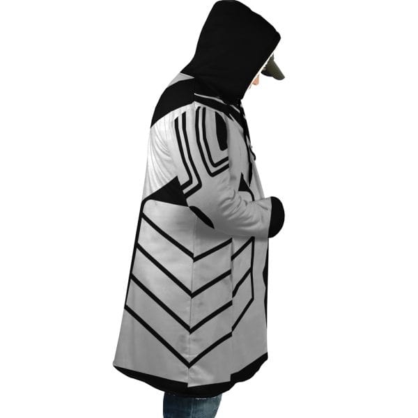 Fullbring Pattern Hooded Dream Cloak Coat