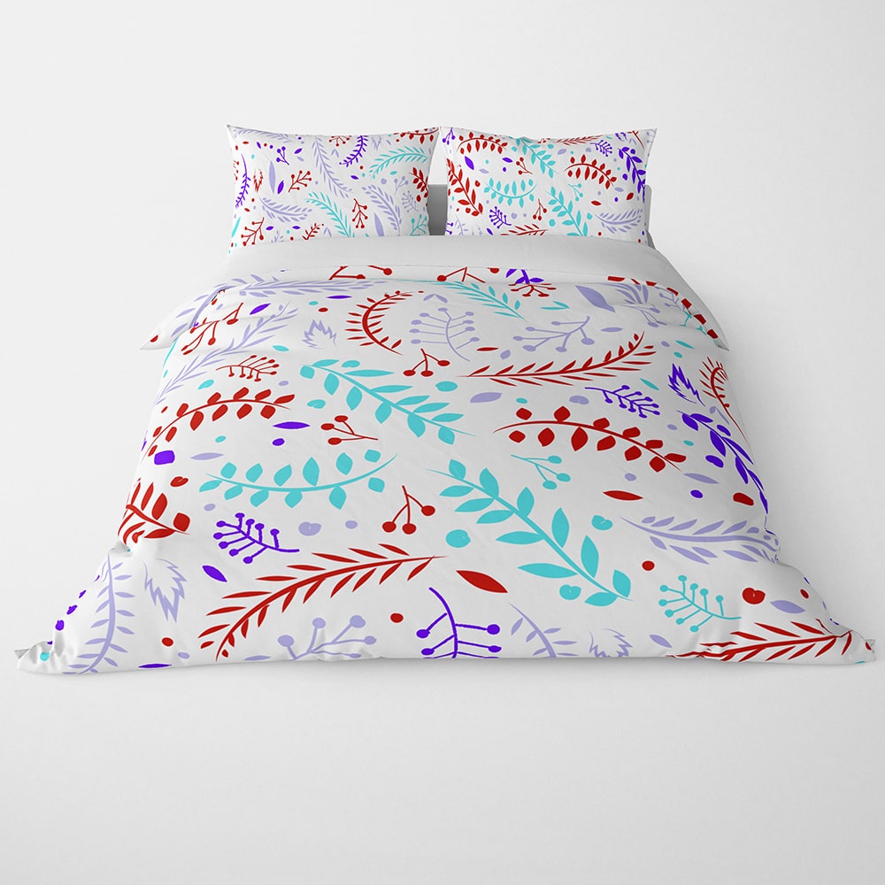 Indie Leaf Design Dream Space Soft Blend Duvet Cover Bedding