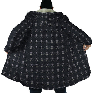 Inoko Demon slaying Pattern Hooded Cloak Coat