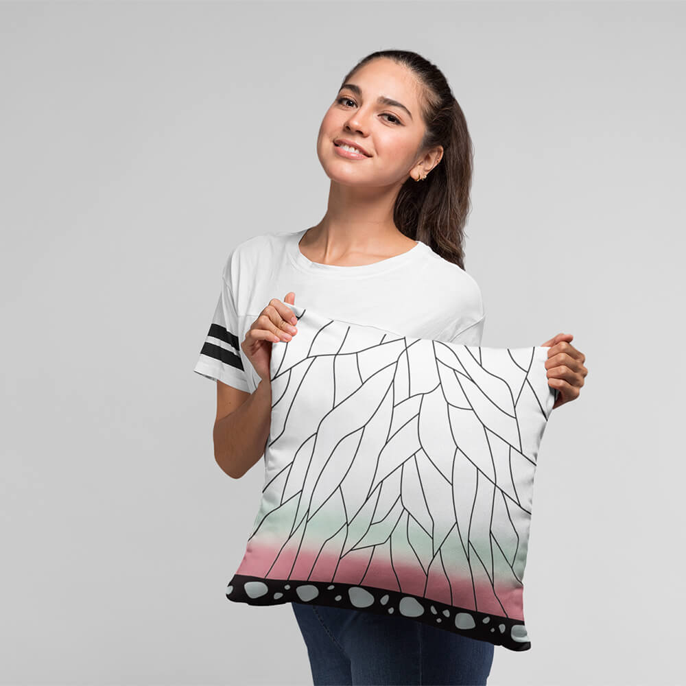 Insect Pillar Butterfly Pattern Anime Throw Pillow