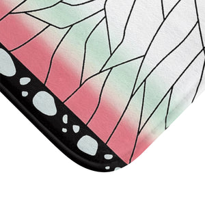 Insect Pillar- Butterfly Pattern Bath Mats