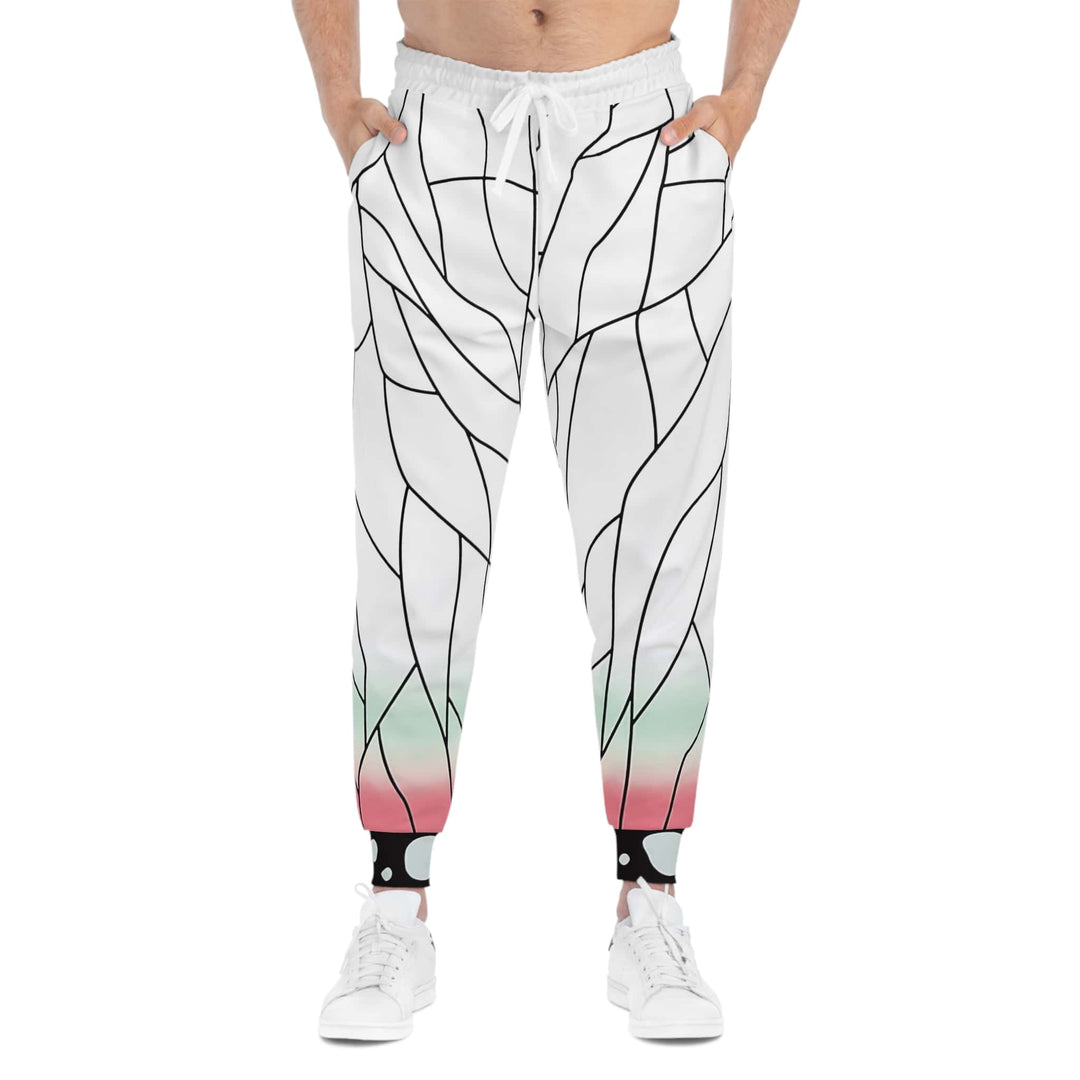Insect Pillar Butterfly Pattern Sweatpants Joggers