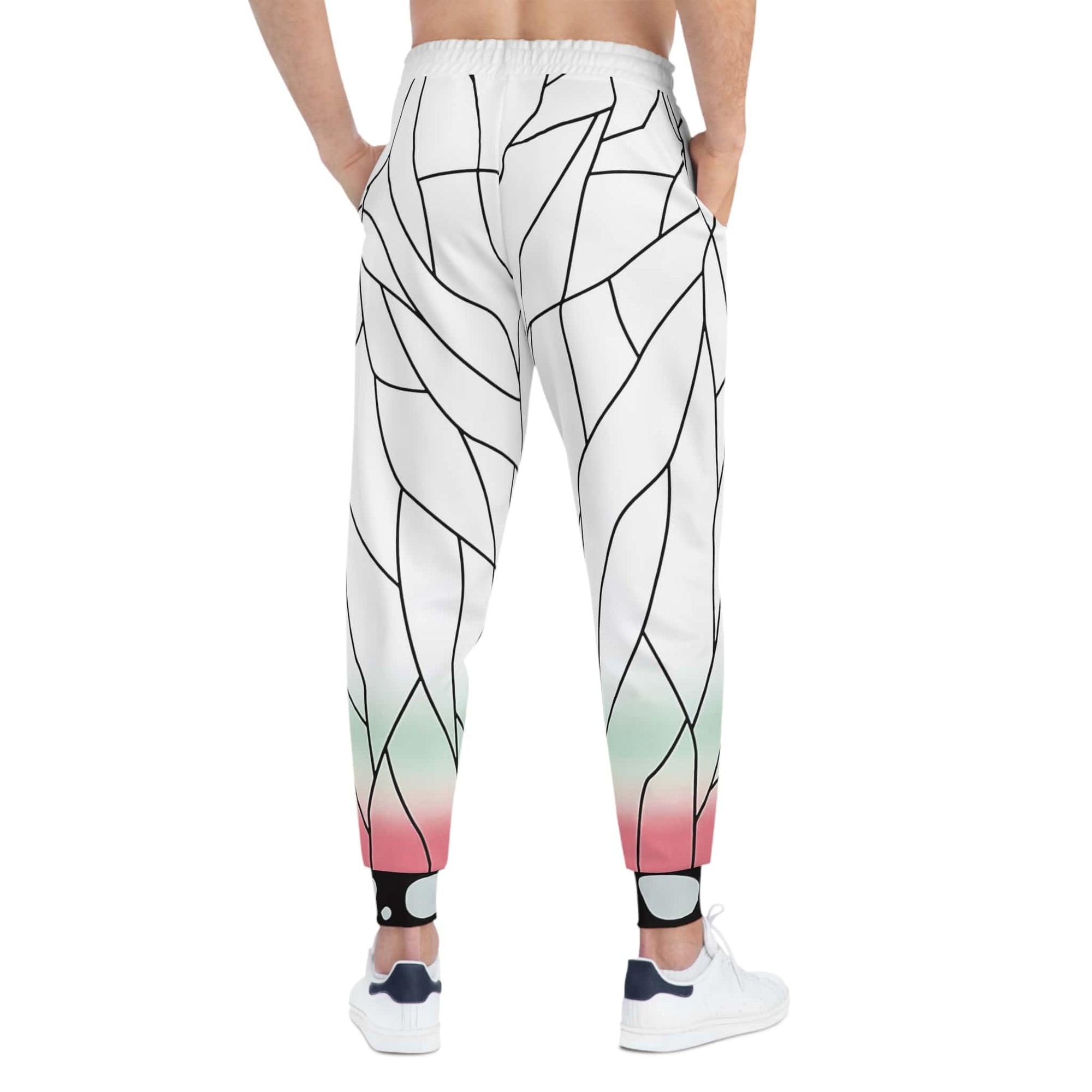 Insect Pillar Butterfly Pattern Sweatpants Joggers