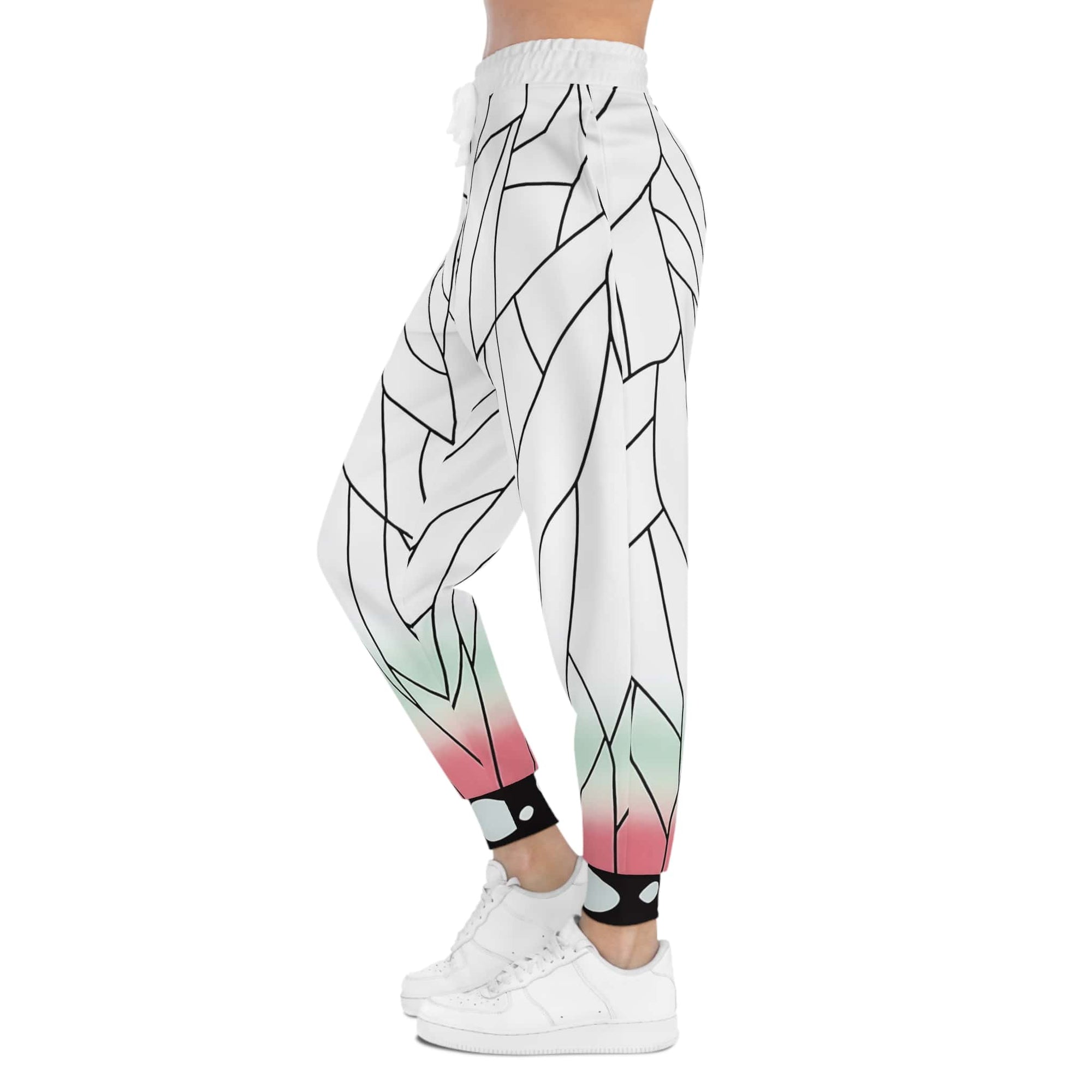 Insect Pillar Butterfly Pattern Sweatpants Joggers