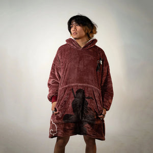 Iconic Shinobi Sketch Oversized Blanket Hoodie