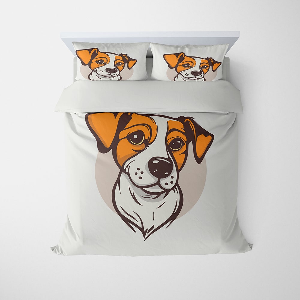 Jack Russel Terrier Dog Art Comforter Bedding