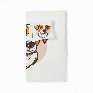 Jack Russel Terrier Dog Art Duvet Cover Bedding