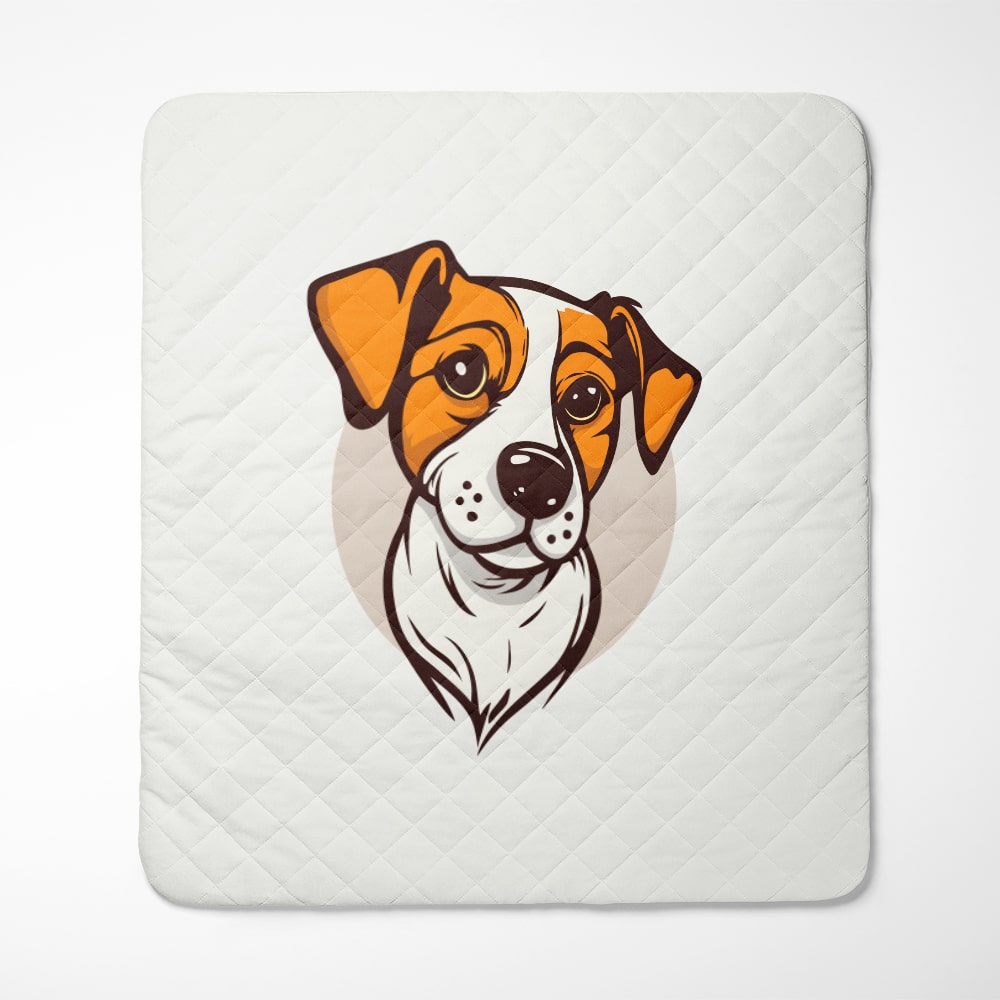 Jack Russel Terrier Dog Art Quilt Bedding