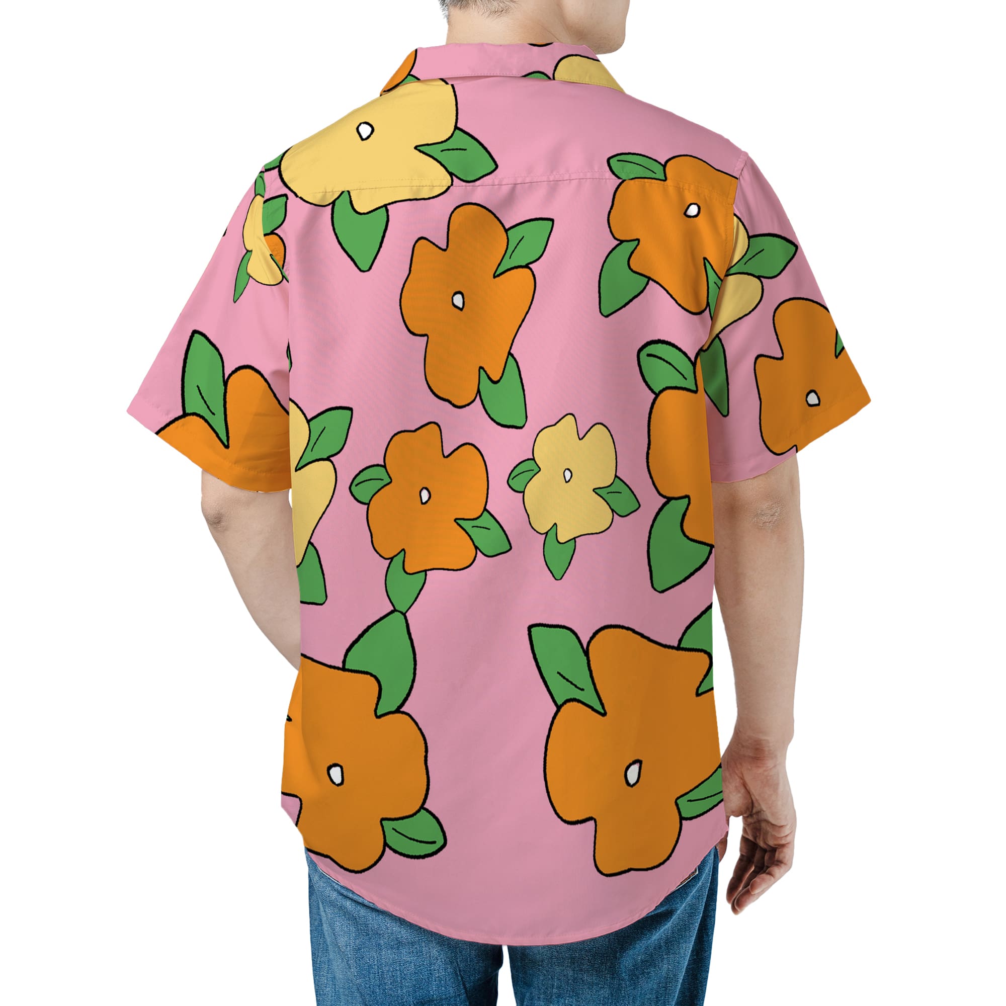 Jimbei Egghead Floral Cosplay Hawaiian Shirt
