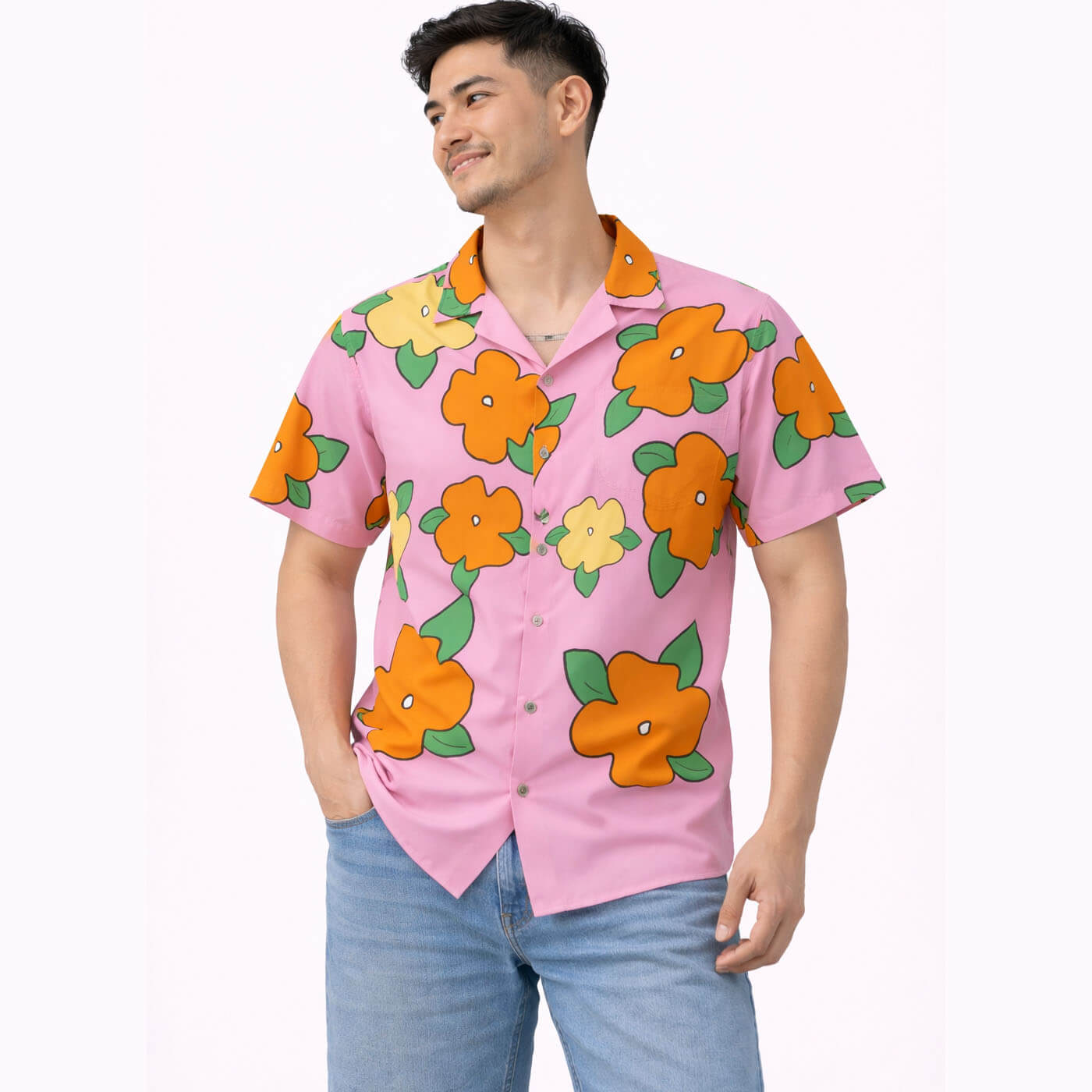 Jimbei Egghead OP Hawaiian Shirt