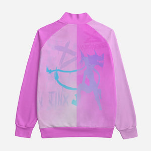 Jinx Abstract art Graffiti Arcane Gaming Sweatshirt Jacket