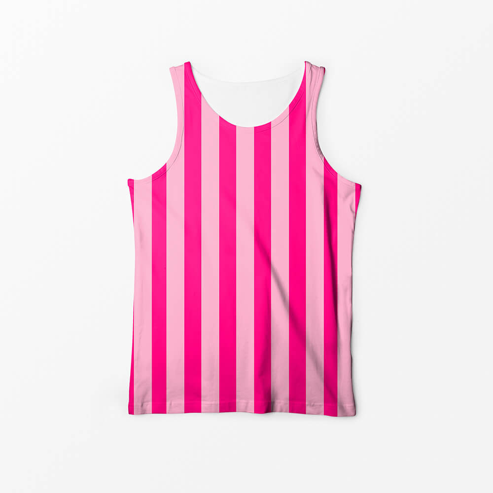 Jinx Arcane Stripes Pattern Tank Top
