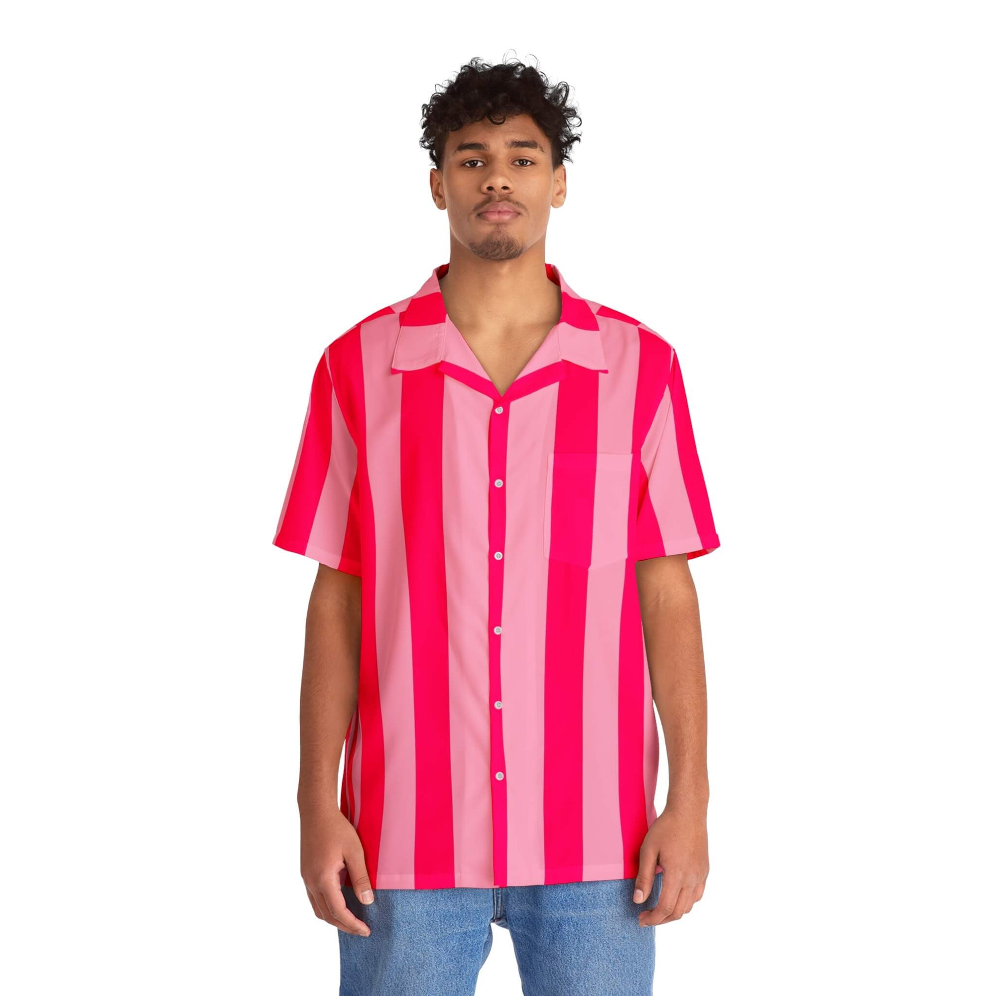 Jinx Arcane Stripes Hawaiian Shirt