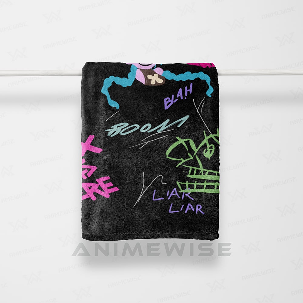 Jinx Graffiti Arcane Blanket