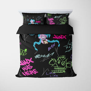 Jinx Graffiti Arcane Comforter Bedding