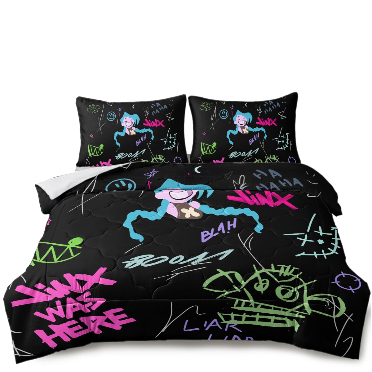 Jinx Graffiti Arcane Comforter Bedding