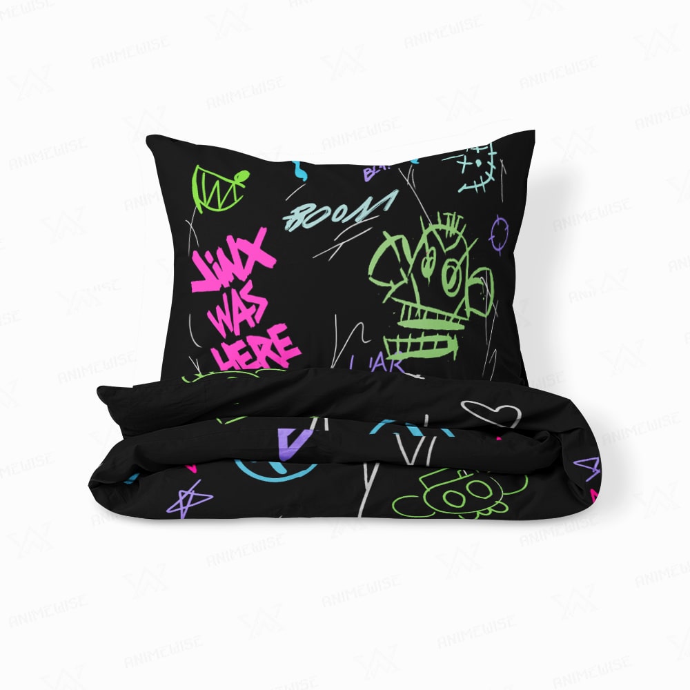 Jinx Graffiti Arcane Comforter Bedding