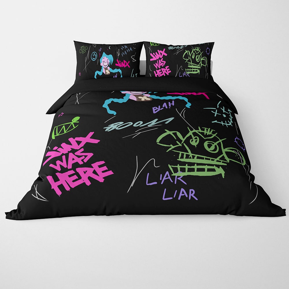 Jinx Graffiti Arcane Duvet Cover Bedding