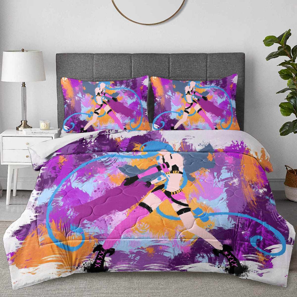 Jinx Art Comforter Set Bedding