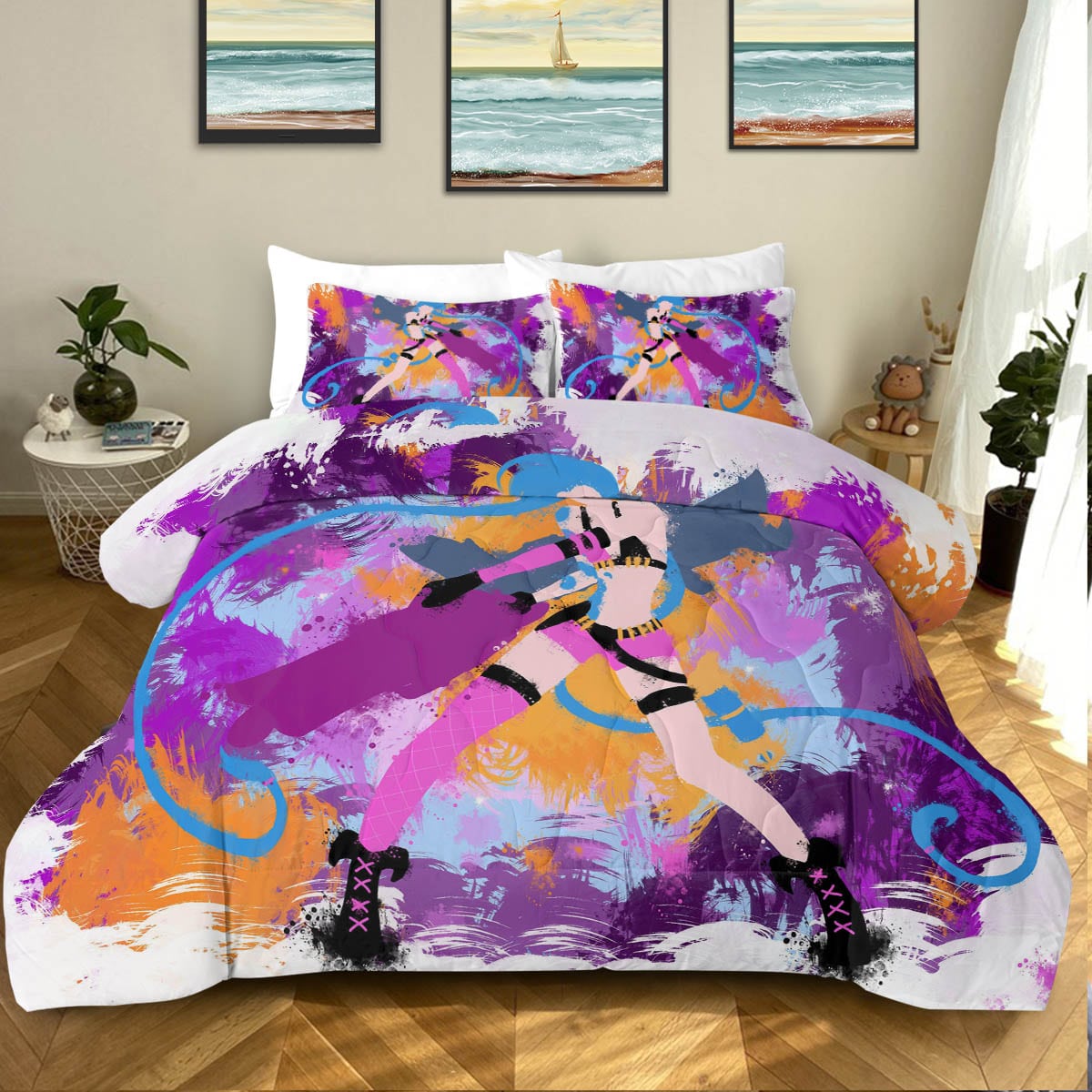 Jinx Art Comforter Set Bedding
