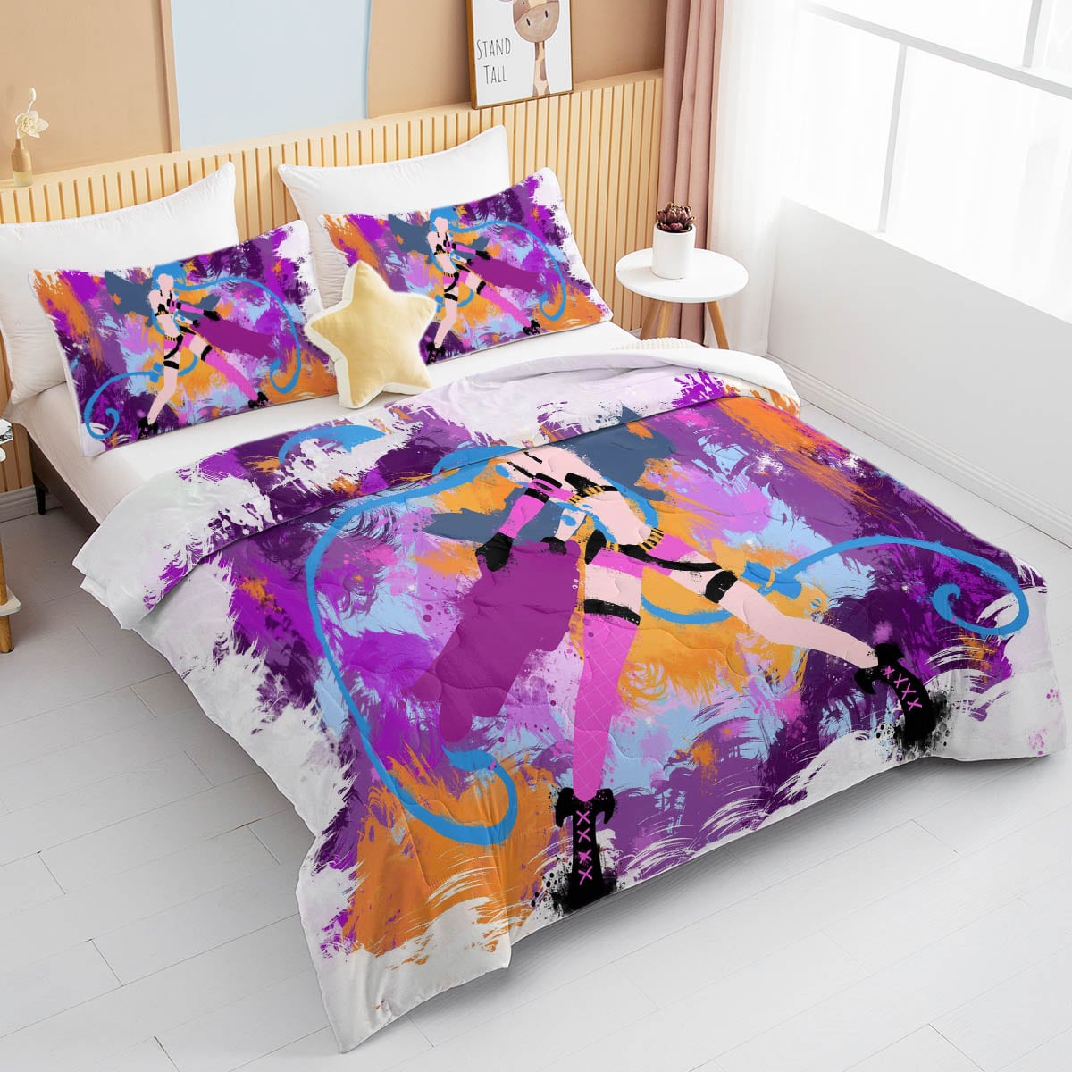 Jinx Art Comforter Set Bedding