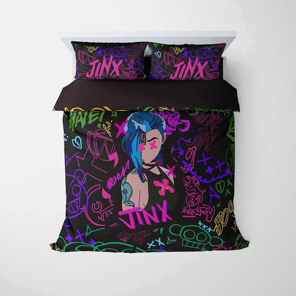 Jinx Neon Graffiti Comforter Bedding