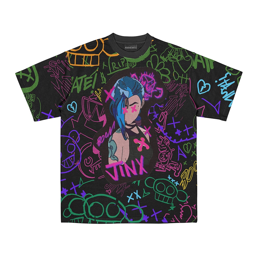 Jinx Neon Graffiti T-Shirt