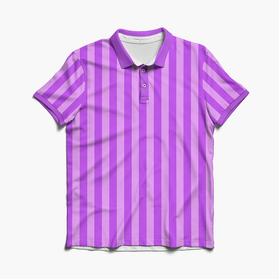 Jinx Stripe Arcane Emblem Polo Shirt