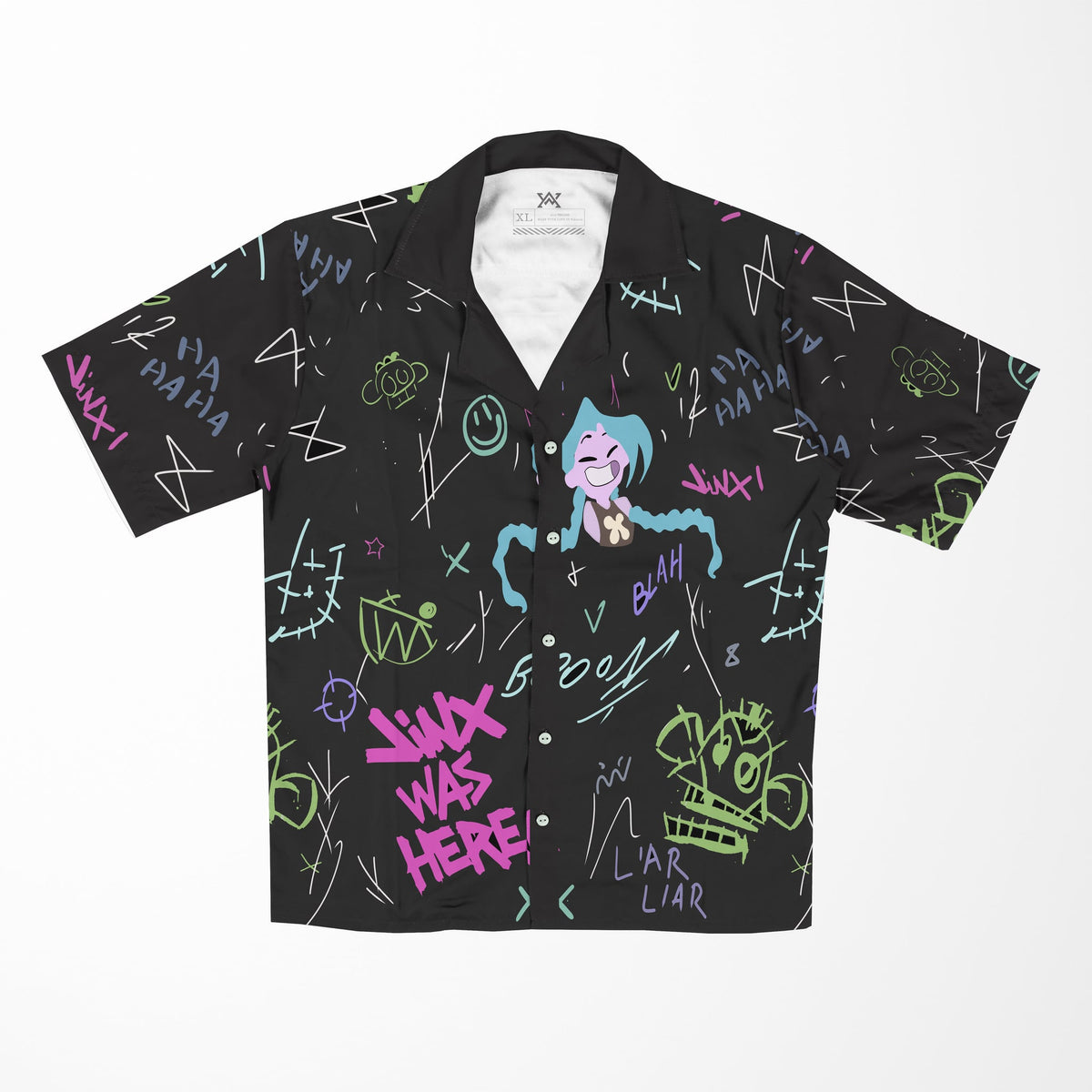 Jinx Graffiti Arcane Hawaiian Shirt