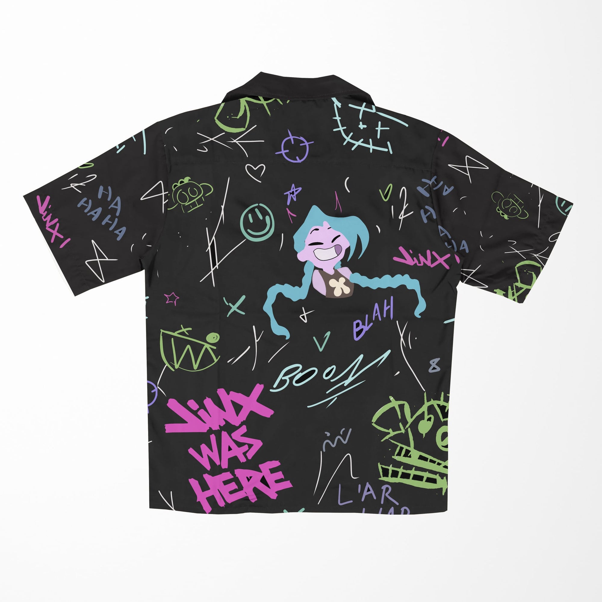 Jinx Graffiti Arcane Hawaiian Shirt