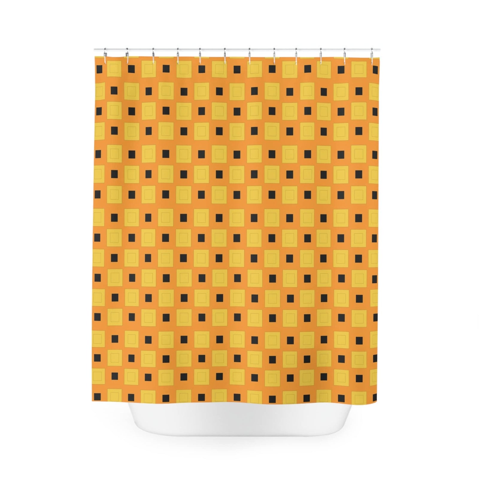 JJBA Narancia Ghirga Pattern Shower Curtains