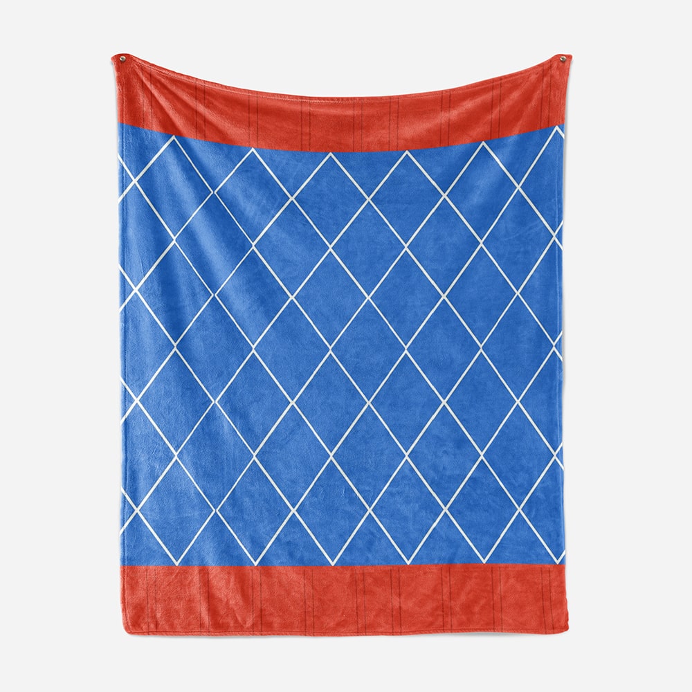 Gunslinger Mista Pattern Fleece Blanket