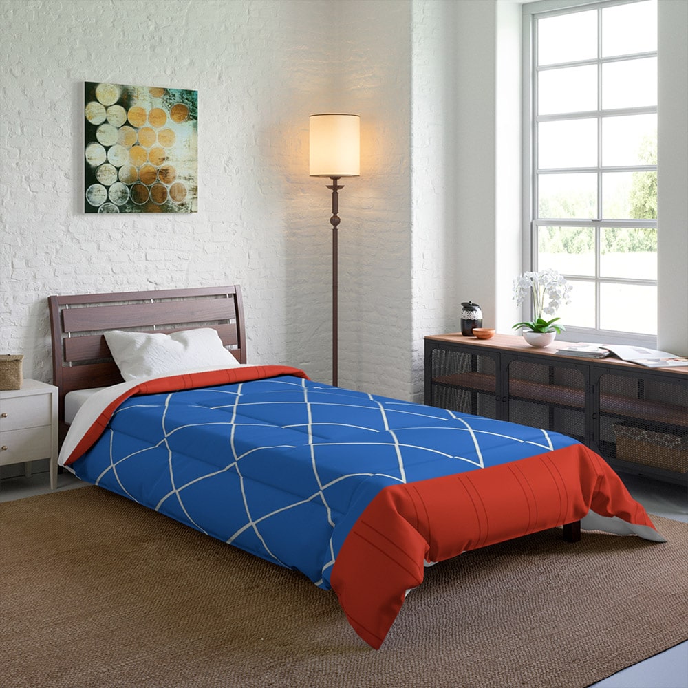 Gunslinger Mista Color Overlap Pattern Comforter Set Bedding