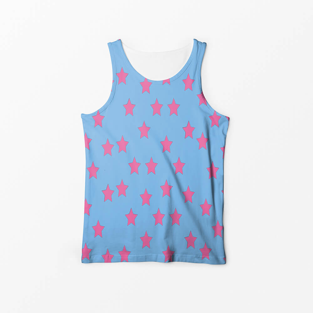 Johnny Joe Kid Star Pattern Tank Top