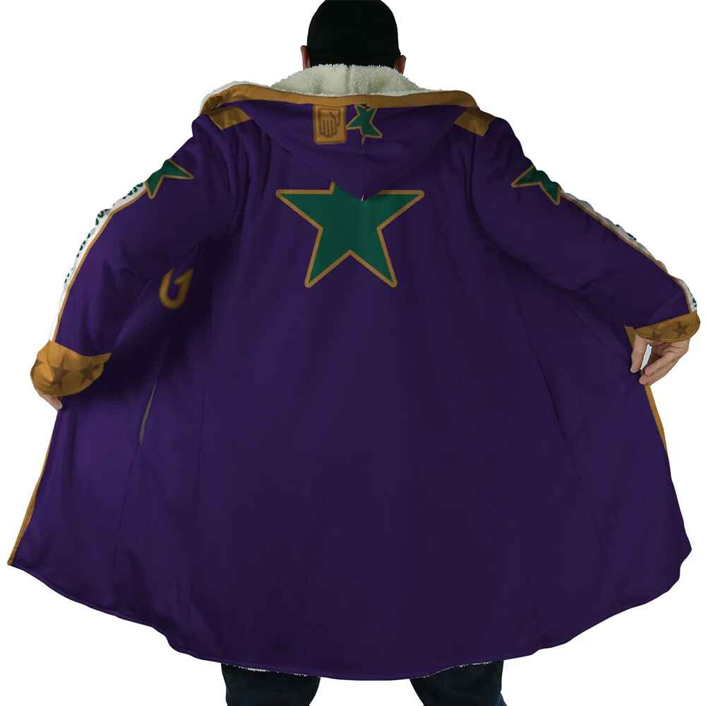 Kujo JJBA Classic Hooded Cloak Coat