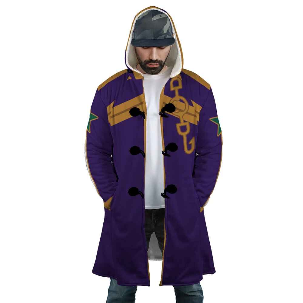 Kujo JJBA Classic Hooded Cloak Coat