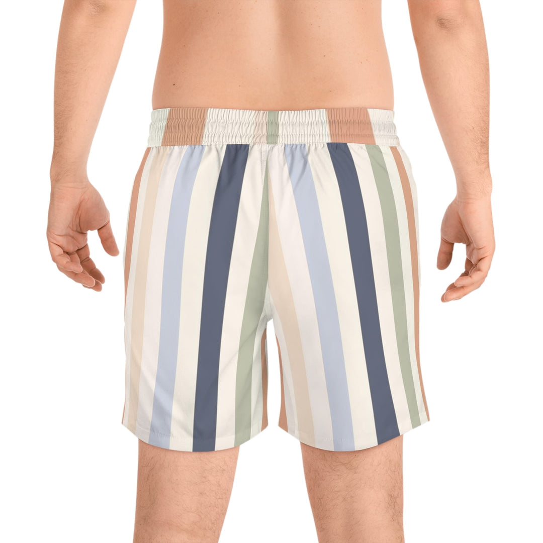 Joy Baby Stripes Pattern Swim Shorts
