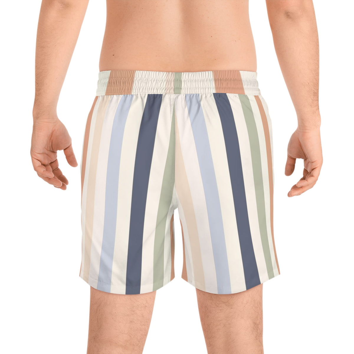 Joy Baby Stripes Pattern Swim Shorts
