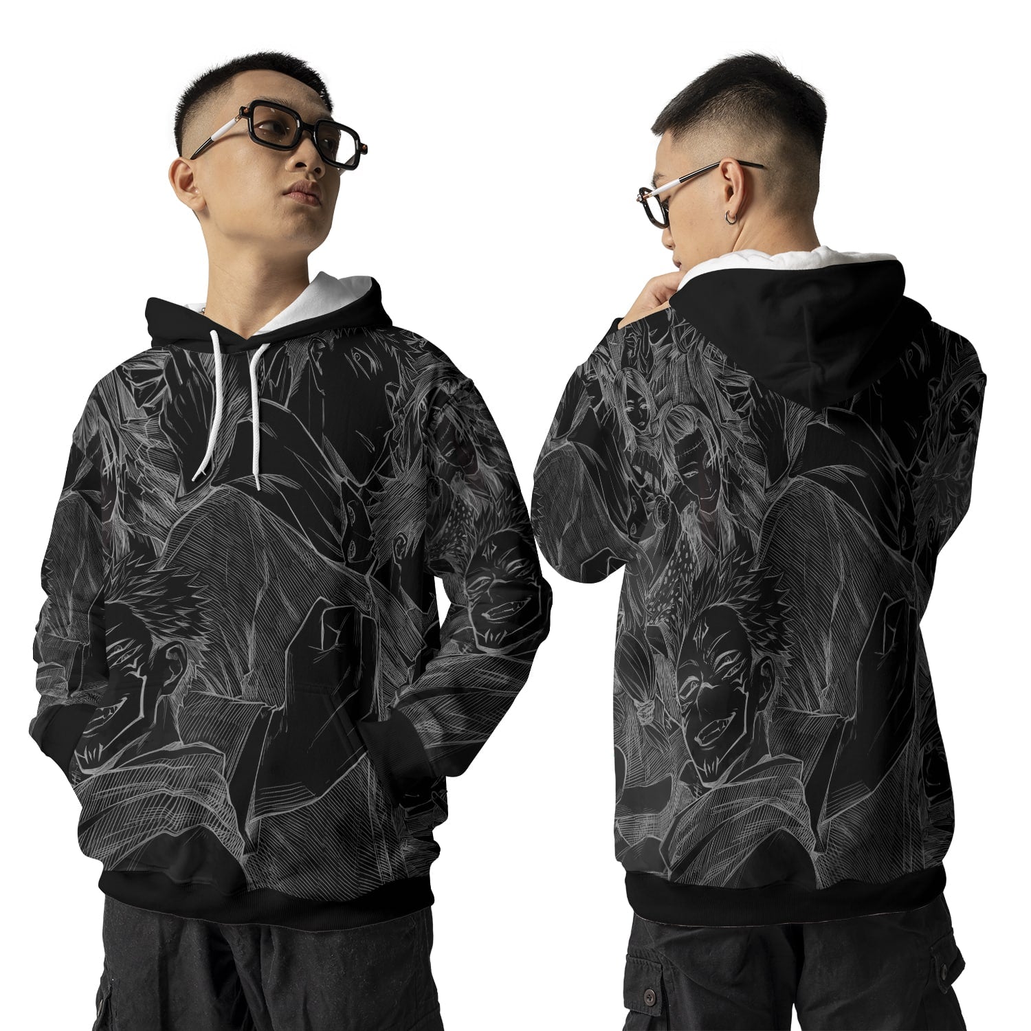 All Curse Blend JJK Pullover Hoodie