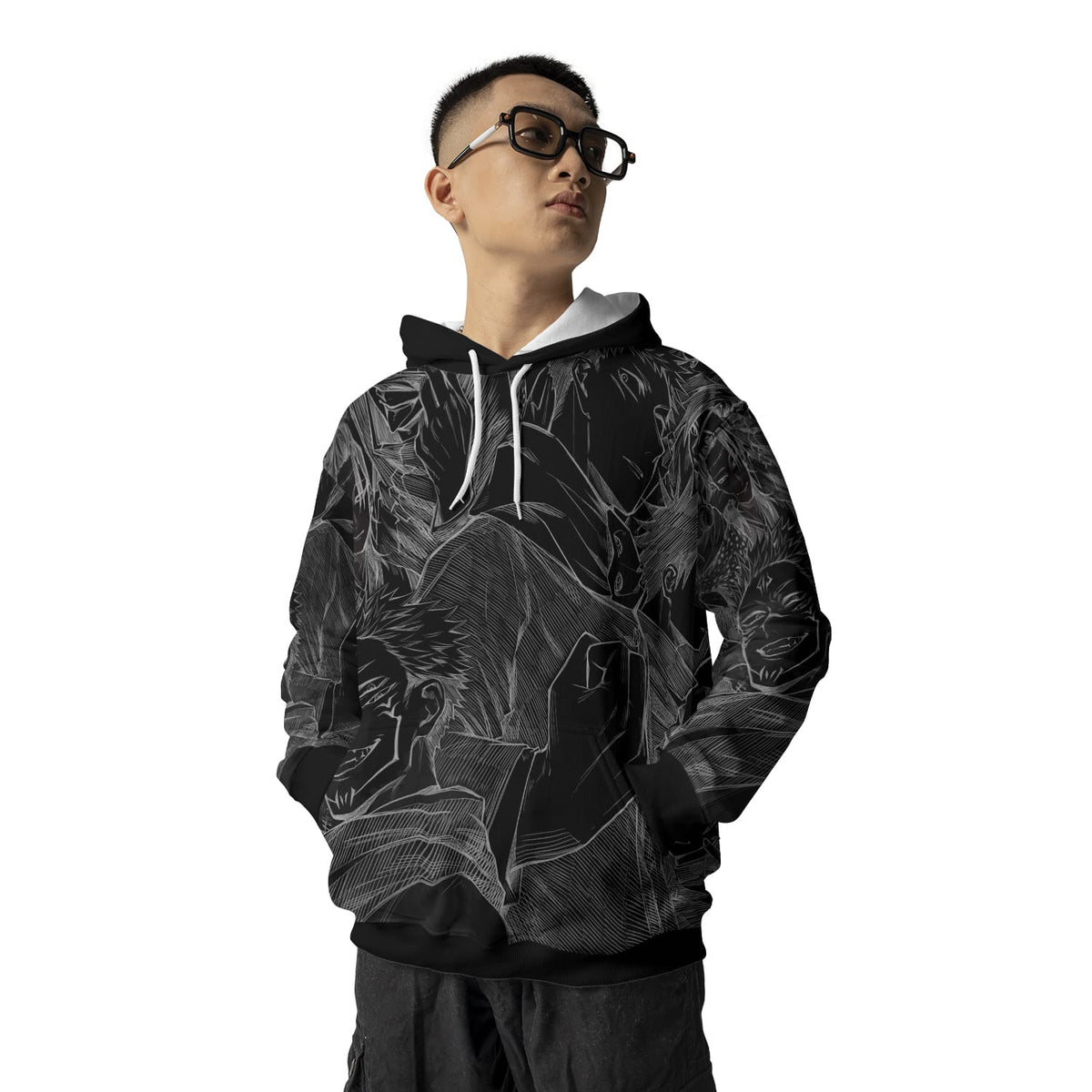 All Curse Blend JJK Pullover Hoodie