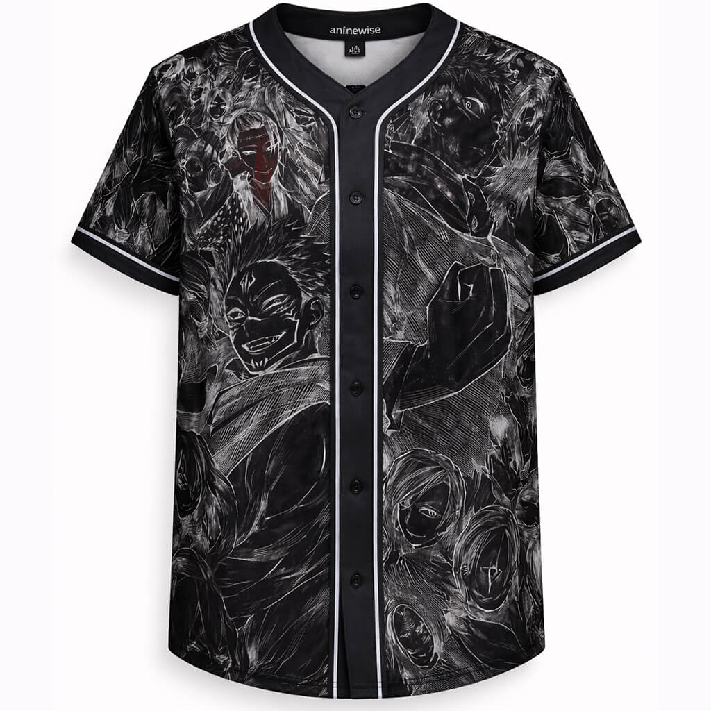 All Curse Sketch Baseball Jersey