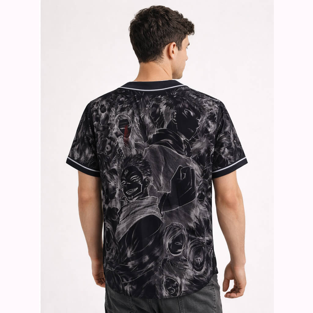 All Curse Sketch Baseball Jersey