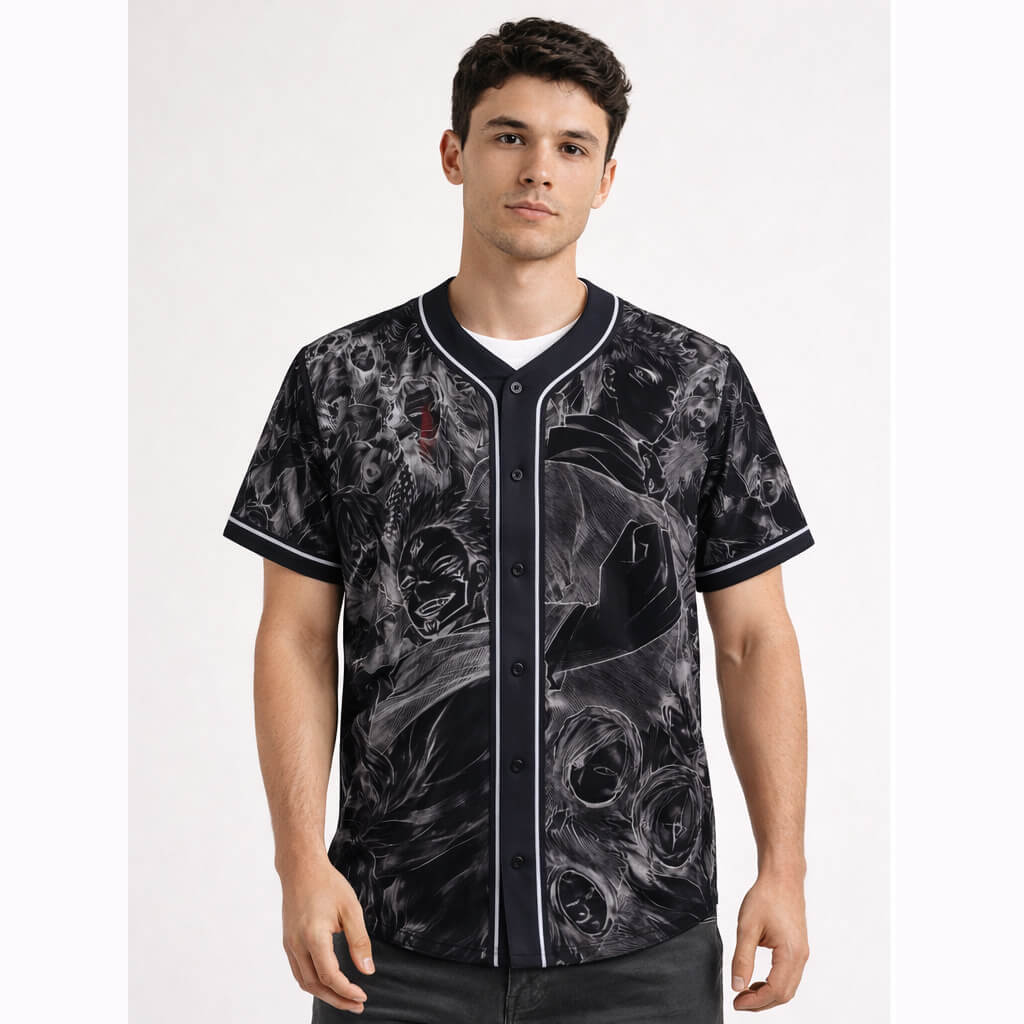 All Curse Sketch Baseball Jersey